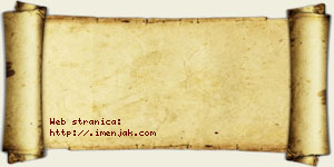 Jovana Aćin vizit kartica